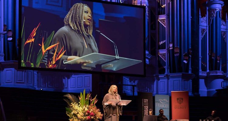 Patrice Cullors, Sydney Pease Prize BLM Lecture, Sydney Town Hall